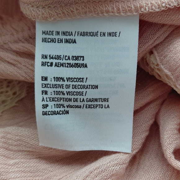 American Eagle Outfitters Pink Camisole With Lace - Picture 5 of 6